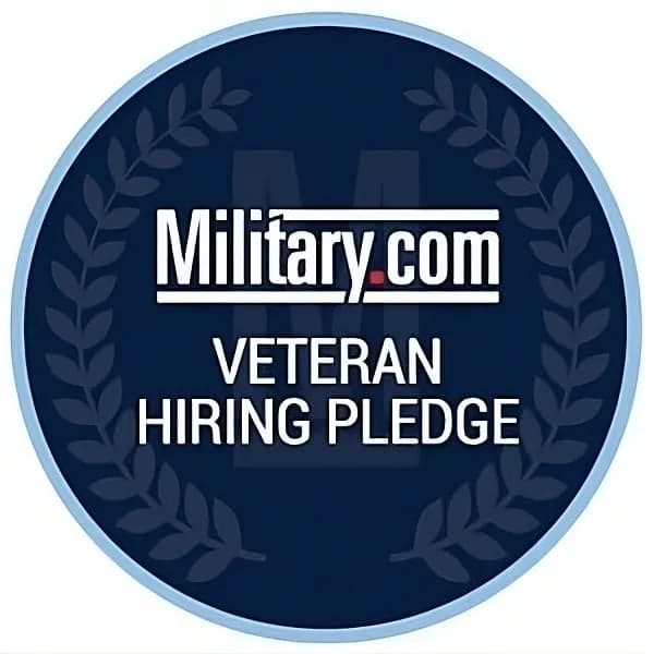 military.com veteran hiring pledge badge