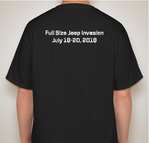 Ouray Invasion 2018 Fundraiser - unisex shirt design - back