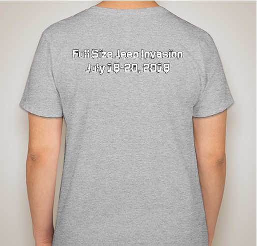 Ouray Invasion 2018 Fundraiser - unisex shirt design - back