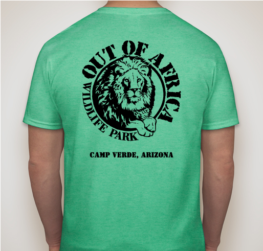 Giraffe Conservation T-Shirt Fundraiser Fundraiser - unisex shirt design - back