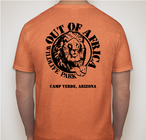 Giraffe Conservation T-Shirt Fundraiser Fundraiser - unisex shirt design - back