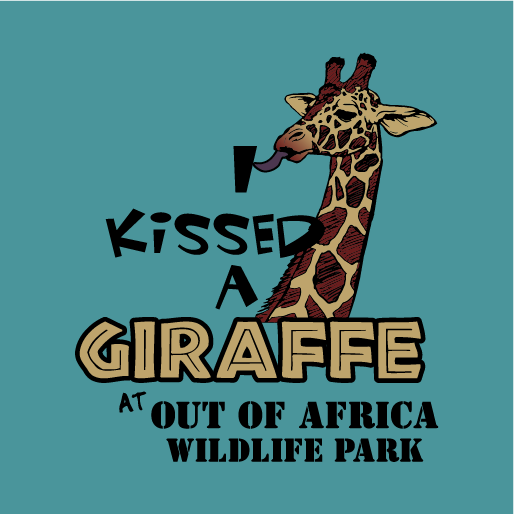 Giraffe Conservation T-Shirt Fundraiser shirt design - zoomed