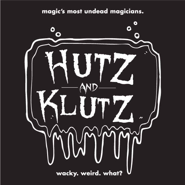 Hutz and Klutz's Halloween Adventure: Fundraising Campaign shirt design - zoomed