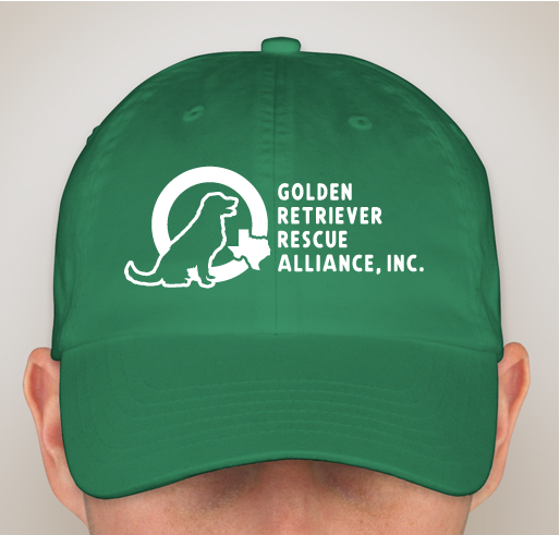 Buy a hat, help save a golden in need! Fundraiser - unisex shirt design - front