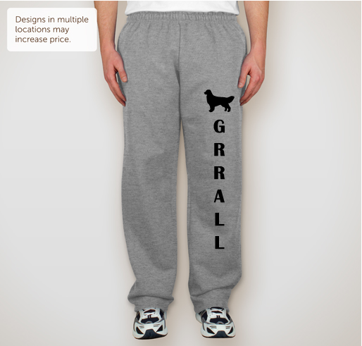 Get cozy with some GRRALL sweatpants Fundraiser - unisex shirt design - front