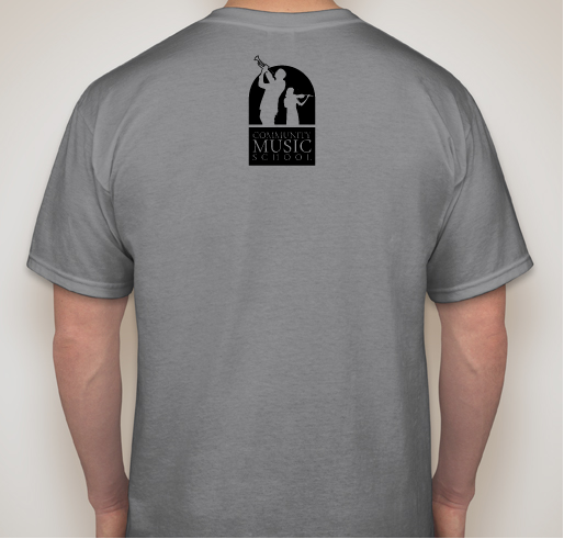 CMS Performathon Fundraiser - unisex shirt design - back