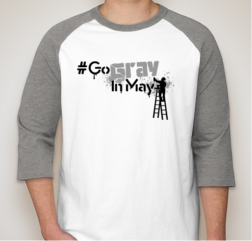 Go Gray in May with ABC2 Fundraiser - unisex shirt design - front