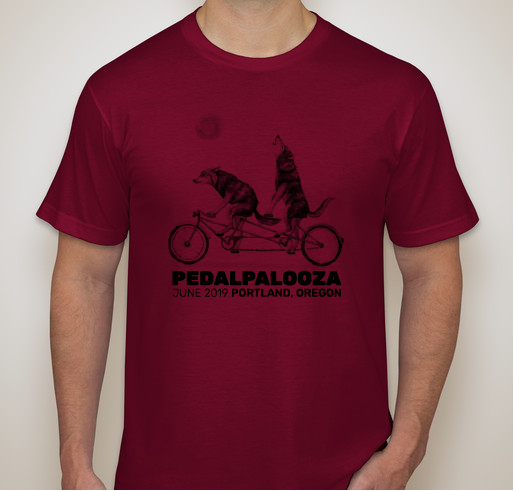 Pedalpalooza 2019 Fundraiser - unisex shirt design - front