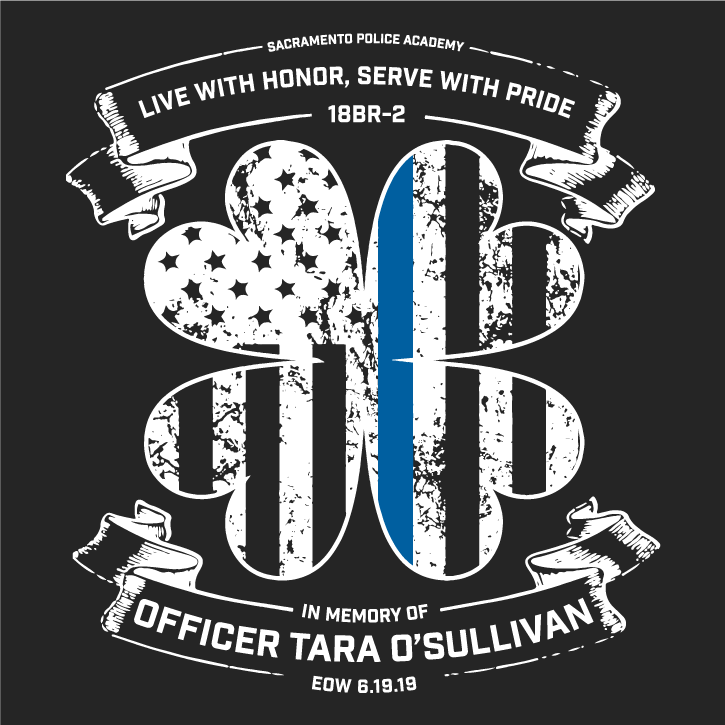 Officer Tara O'Sullivan T-Shirt Memorial Fundraiser shirt design - zoomed