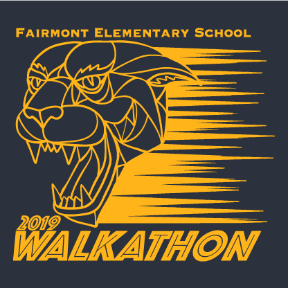 Fairmont 2019 Walkathon Fundraiser shirt design - zoomed