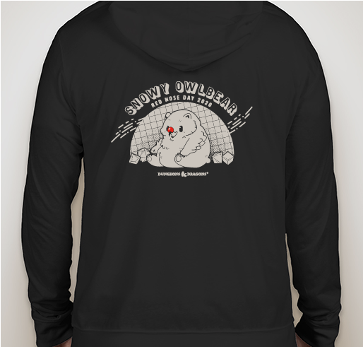 Dungeons & Dragons and Red Nose Day Campaign Fundraiser - unisex shirt design - front