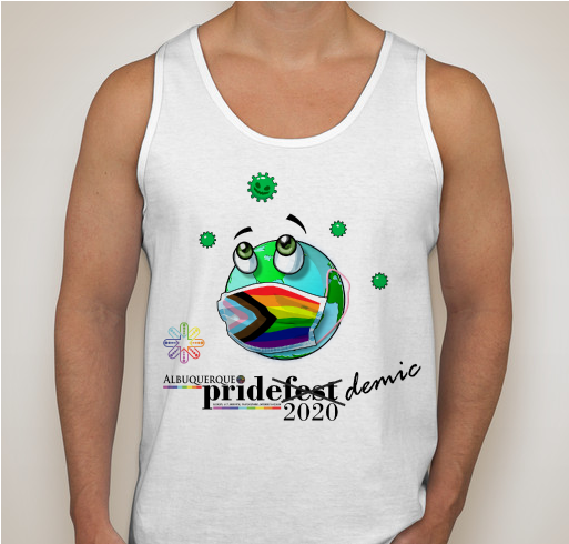 Albuquerque Pride-Demic 2020 Shirt Fundraiser - unisex shirt design - front