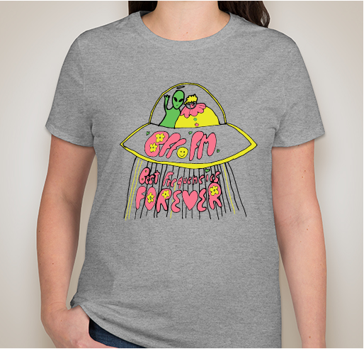 BFF.fm is Out of This World Fundraiser - unisex shirt design - front