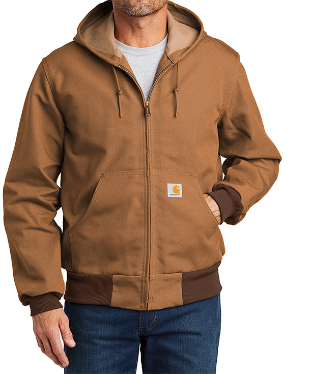 CustomInk Sizing Line-Up for Carhartt Tall Thermal Lined Duck Active ...