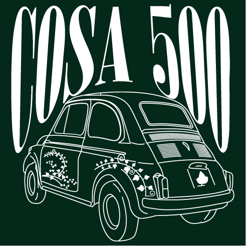 Cosa 70th Anniversary shirt design - zoomed