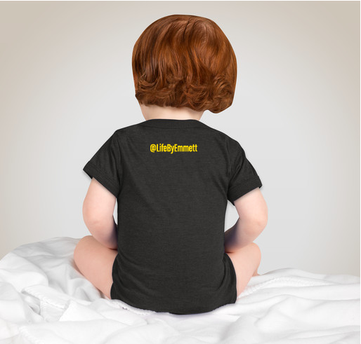 PIGA-CDG Research (Toddler/Baby Sizes) Fundraiser - unisex shirt design - back