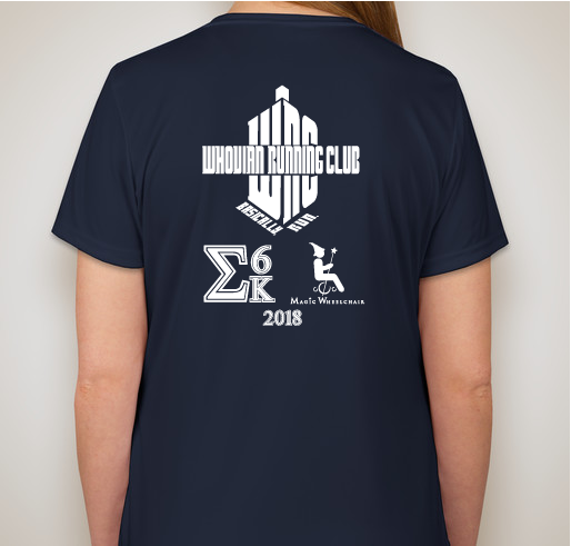 Sigma 6K Fundraiser - unisex shirt design - back