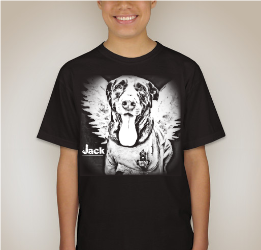 Jack Memorial Angel Wings Fundraiser - unisex shirt design - back