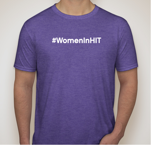 #WomenInHIT Fundraiser - unisex shirt design - front