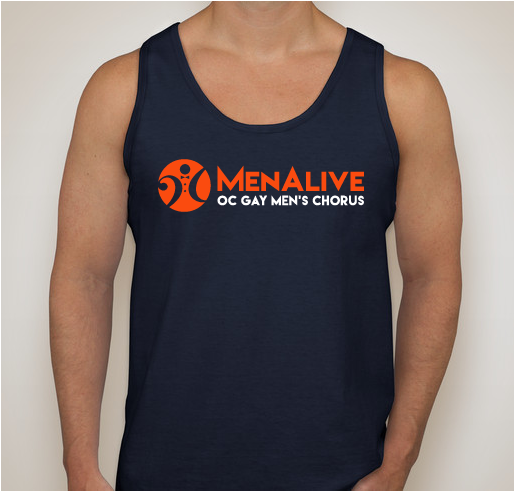 MenAlive Chorus Tanks Fundraiser - unisex shirt design - front