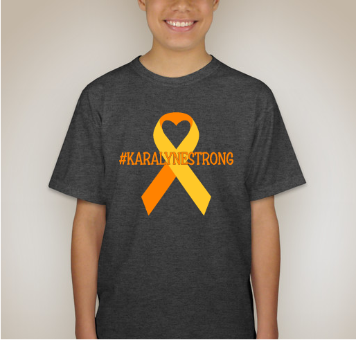 Karalyne's Fight Against Leukemia! Fundraiser - unisex shirt design - front