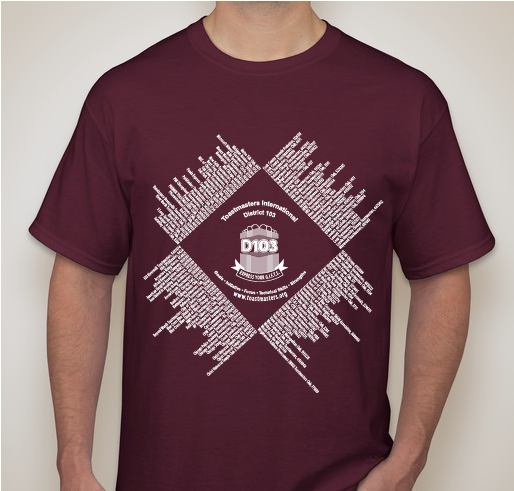 District 103 T-shirt Fundraiser to Off-set, Build, Demonstrate, and Promote Fundraiser - unisex shirt design - front