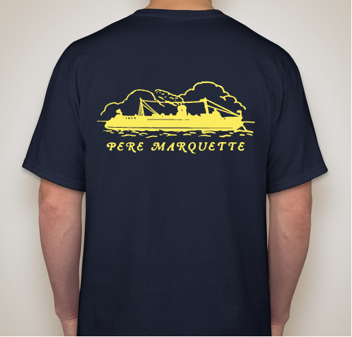 Pere Marquette Ferry T-Shirt Fundraiser - unisex shirt design - back