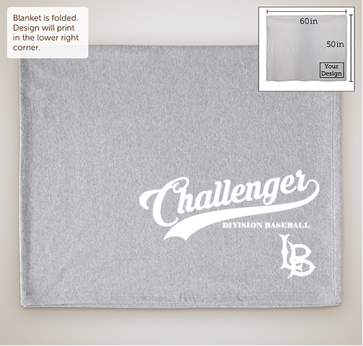 Stadium Blanket-Long Beach Little League Challenger 2018 Fundraiser - unisex shirt design - front