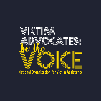 NOVA Victim Advocates: Be the Voice shirt design - zoomed
