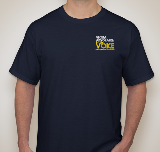 NOVA Victim Advocates: Be the Voice Fundraiser - unisex shirt design - front