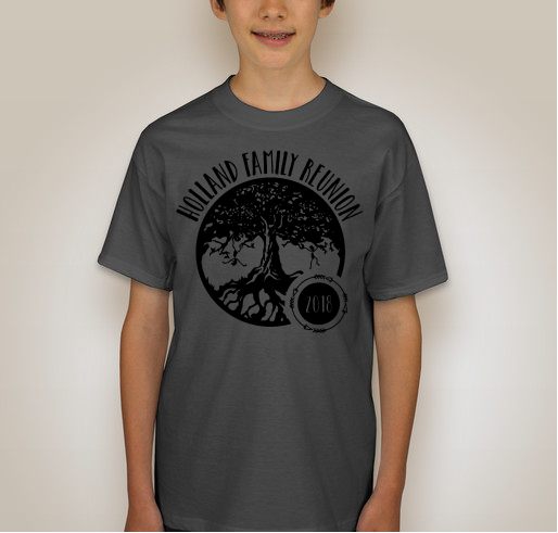 Holland Family Reunion Fundraiser - unisex shirt design - front