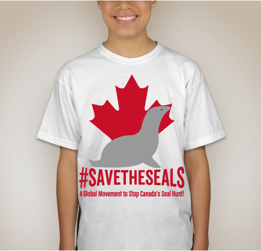 #SAVETHESEALS Global Movement Campaign Fundraiser - unisex shirt design - back