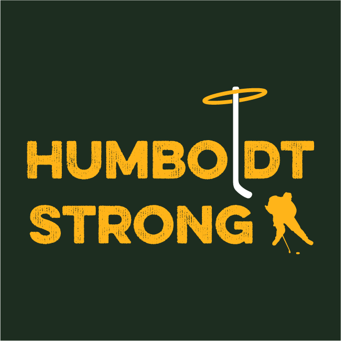 Humboldt Broncos Hockey Team T-Shirt Fundraiser shirt design - zoomed