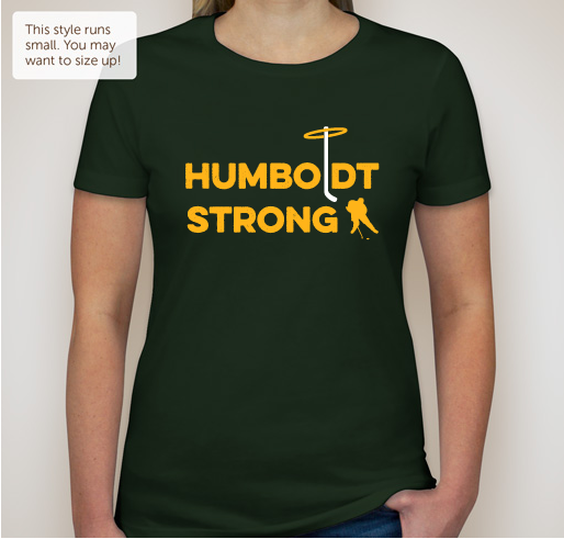 Humboldt Broncos Hockey Team T-Shirt Fundraiser Fundraiser - unisex shirt design - front