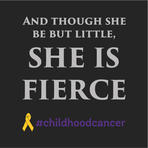 To support our LuciaBrave team in the Light the Night Fundraiser of Leukemia and Lymphoma Society shirt design - zoomed