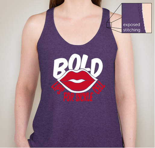 Bold Lips for Sickle Cell Fundraiser Fundraiser - unisex shirt design - front
