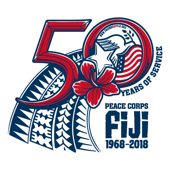 Friends of Fiji Celebrates Peace Corps Fiji 50th Anniversary shirt design - zoomed