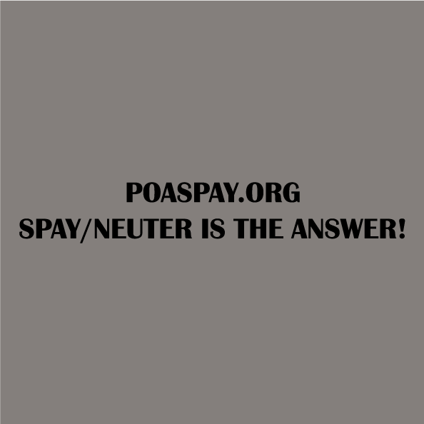 Promote Our Spay/Neuter Clinic - Save Lives! shirt design - zoomed