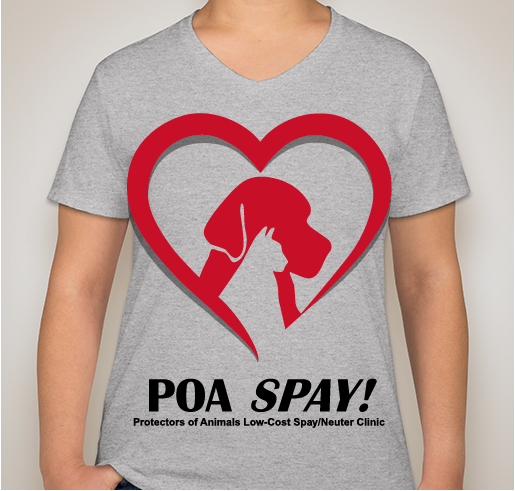 Promote Our Spay/Neuter Clinic - Save Lives! Fundraiser - unisex shirt design - front