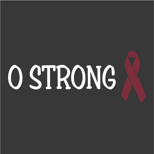 O STRONG shirt design - zoomed