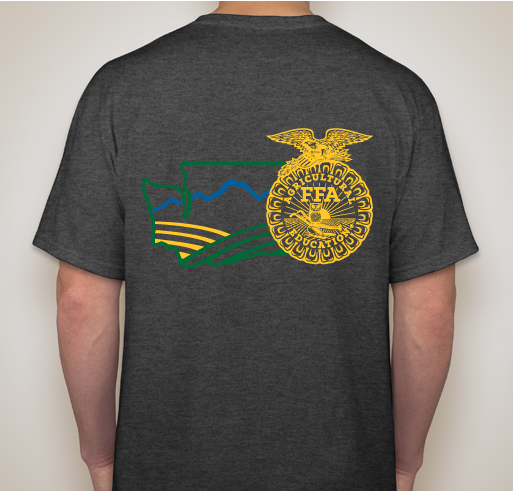 A Helping Hand for our Fellow Farmers and Ranchers Fundraiser - unisex shirt design - back