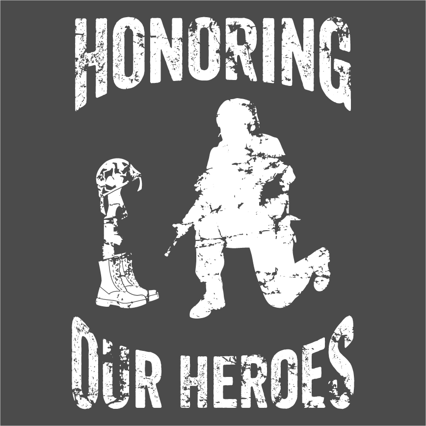 OATH, Inc. Honor Our Heroes shirt design - zoomed
