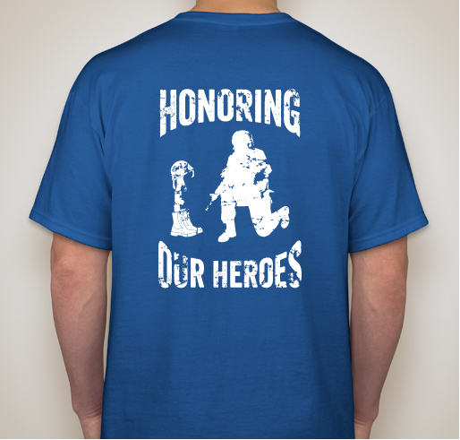 OATH, Inc. Honor Our Heroes Fundraiser - unisex shirt design - back