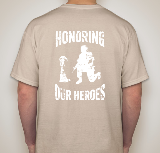 OATH, Inc. Honor Our Heroes Fundraiser - unisex shirt design - back
