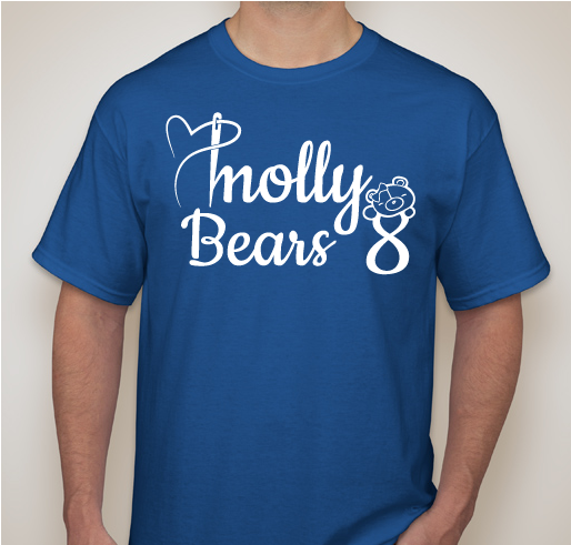 Molly's 8th Angelversary Fundraiser - unisex shirt design - front