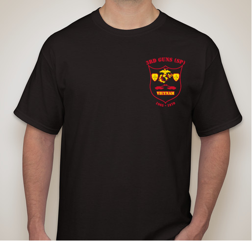USMC - 3rd 155/175 Gun Battery 8th Annual Reunion Fundraiser - unisex shirt design - front
