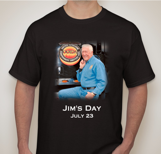Jim's Day Fundraiser - unisex shirt design - front