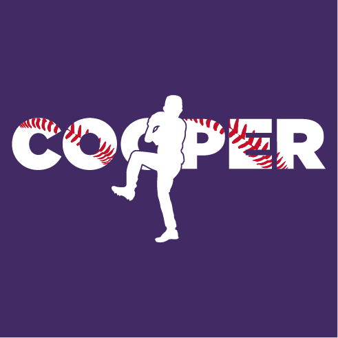 Pitcher Cooper shirt design - zoomed