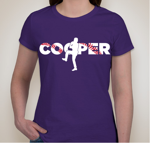 Pitcher Cooper Fundraiser - unisex shirt design - front