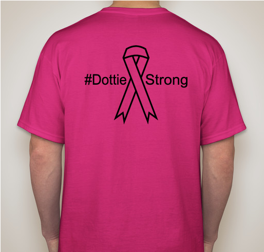 #DottieStrong #HugsforDottie Fundraiser - unisex shirt design - back